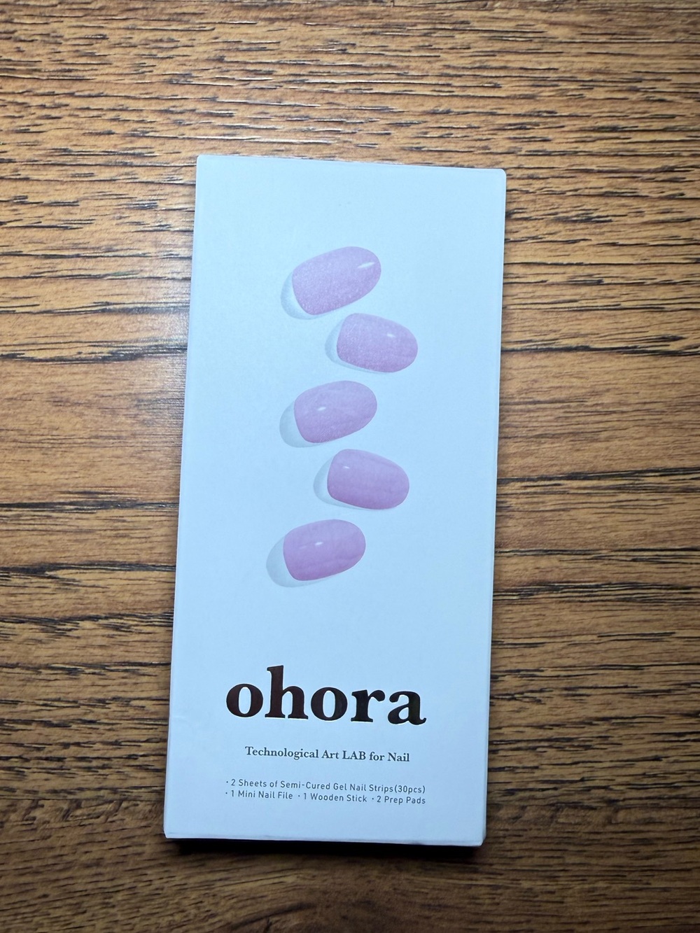 Ohora n blueberry jam semi cured gel nail strips